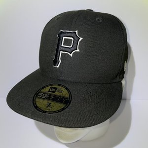 New Era 59Fifty Pittsburgh Pirates Black 'Himberly' Baseball Cap Size 7