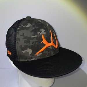 Hush Bows Black Digital Camo Baseball Cap