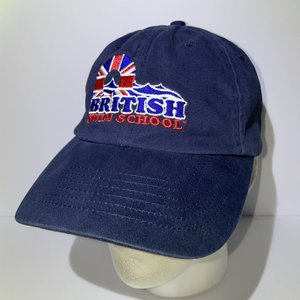 British Swim School Baseball Cap Unstructured Cotton Strap Back Manchester
