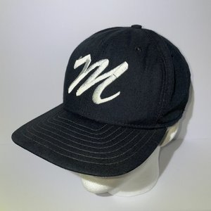 New Era Dupont Visor Ole Miss Rebels Black Vintage Snapback Hat