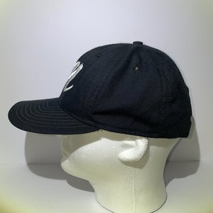 New Era Dupont Visor Ole Miss Rebels Black Vintage Snapback Hat