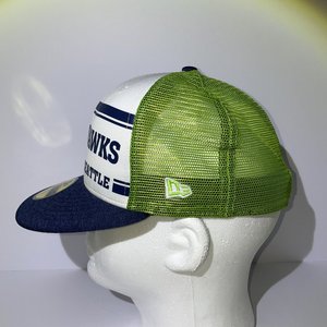 New Era 59FIFTY Seattle Seahawks Sideline Trucker Hat Size 7 1/8