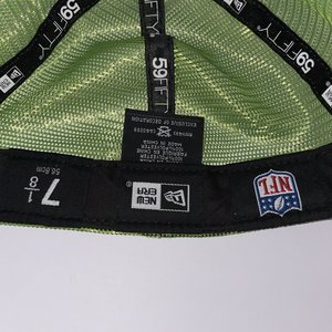 New Era 59FIFTY Seattle Seahawks Sideline Trucker Hat Size 7 1/8