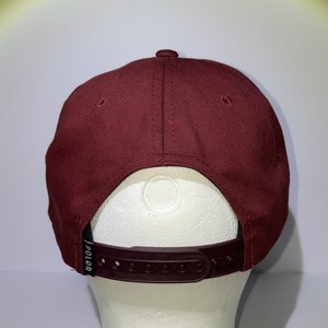 Poler Snapback Cap Maroon Camp Vibes Cotton Not to Be Sold Sample