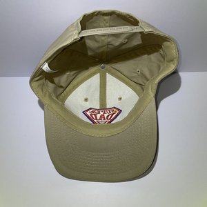 Vintage 'Super Dad' Light Brown Snapback Hat/Cap, 100% Cotton twill, Medium Prof...