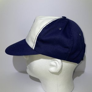 Vintage Union Pacific Motor Freight Snapback Cap White Blue Stylemaster Trucker