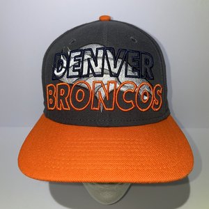New Era 9Fifty Denver Broncos Gray & Orange Graffiti Snapback Cap