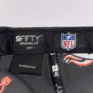 New Era 9Fifty Denver Broncos Gray & Orange Graffiti Snapback Cap