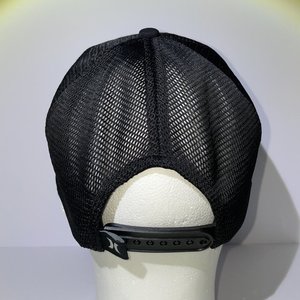 Nike Dri-Fit Hurley League Snapback Cap Offset Logo Black Mesh