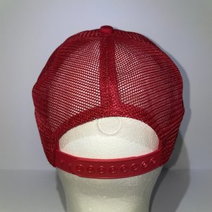 K Brand Pacific Harvest Grain & Supply Snapback Cap Vintage Red Mesh Back