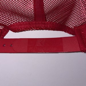 K Brand Pacific Harvest Grain & Supply Snapback Cap Vintage Red Mesh Back