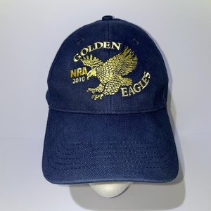 NRA 2010 Golden Eagles Baseball Cap Blue Strapback