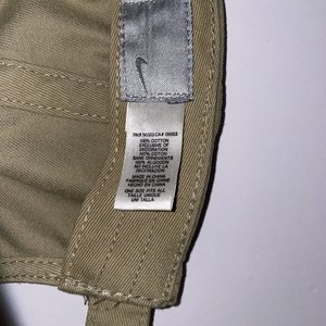 Nike Baseball Cap Tan Strapback 100% Cotton F6WDA 590910