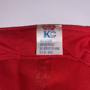 Fatsos Olympia WA Snapback Cap Vintage Wool Red Black