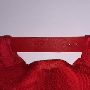 Fatsos Olympia WA Snapback Cap Vintage Wool Red Black