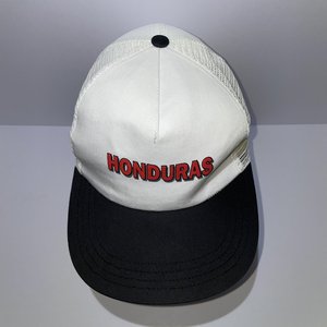 Pacer Sports Honduras Snapback Cap Vintage White & Black Trucker Mesh
