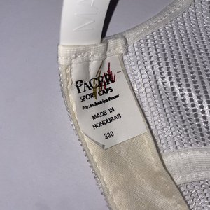 Pacer Sports Honduras Snapback Cap Vintage White & Black Trucker Mesh