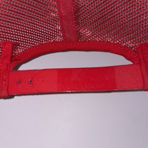 K Brand Pacific Harvest Grain & Supply Snapback Cap Vintage Red Mesh Back
