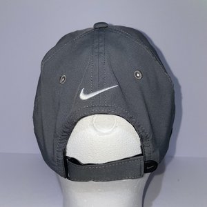 Nike Baseball Cap Gray & White Strapback Dad