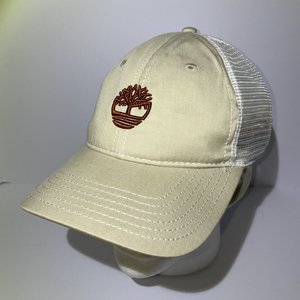 Timberland Outdoor Snapback Cap White Oak Tree Embroidered
