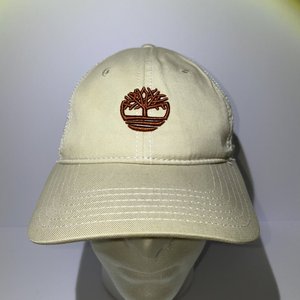 Timberland Outdoor Snapback Cap White Oak Tree Embroidered