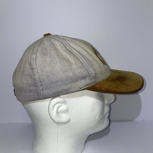Weather Leather Inc Denim Vintage Baseball Cap Made in USA