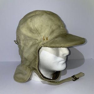 USN Navy Department Contract NXsx 38051 Weather Hat WWII Era Lined Cap 7