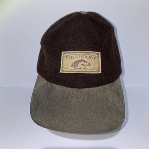 EquuSport Fleece Brown Baseball Hat