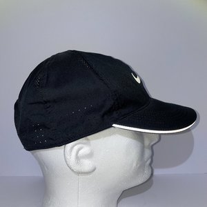 Nike Featherlight Dri-Fit Black Reflective Baseball Cap