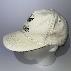 The Greatest Cocktails Hawthorne Baseball Cap White Corduroy Strapback