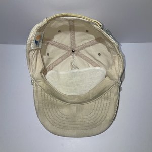 The Greatest Cocktails Hawthorne Baseball Cap White Corduroy Strapback
