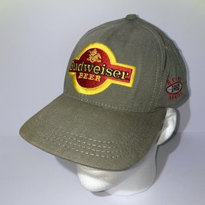 Budweiser Retro 1950 Series Baseball Cap Vintage Gray Cotton