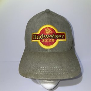 Budweiser Retro 1950 Series Baseball Cap Vintage Gray Cotton