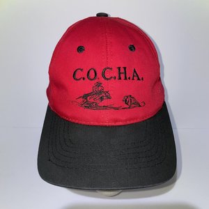 Central Oregon Cutting Horse Association Red Vintage Baseball Cap