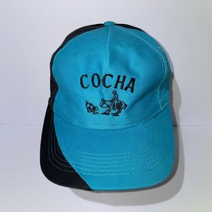Central Oregon Cutting Horse Association Vintage Cyan Baseball Cap