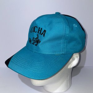 Central Oregon Cutting Horse Association Vintage Cyan Baseball Cap