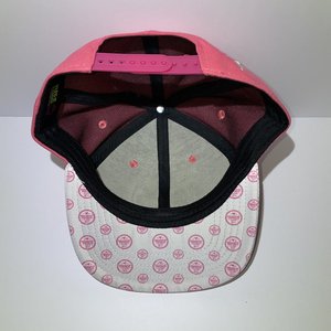 Breakfast Republic Snapback Cap Pink Rise & Shine Logo Wrap Flatbill