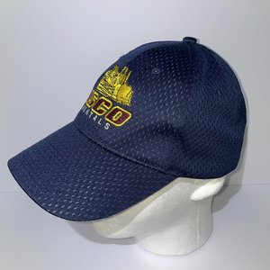 ISCO Machinery Rentals Baseball Cap Navy Blue Breathable Strapback Otto 19-366