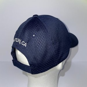 ISCO Machinery Rentals Baseball Cap Navy Blue Breathable Strapback Otto 19-366