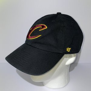 '47 Cleveland Cavaliers Baseball Cap Black Cotton Strapback