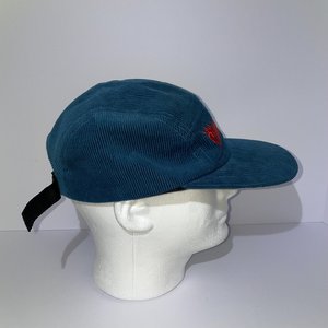 Smasher Baseball Cap Blue Corduroy Forestry Supply Shop Chainsaw Strapback