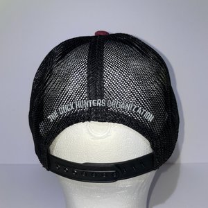 Delta Waterfowl Snapback Cap Burgundy Mesh The Duck Hunters Organization