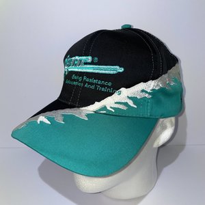 GREAT Vintage Sharktooth Baseball Cap Gang Resistance Education and Training