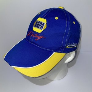 NAPA Racing Michael Waltrip Baseball Cap Blue & Yellow MWR NASCAR