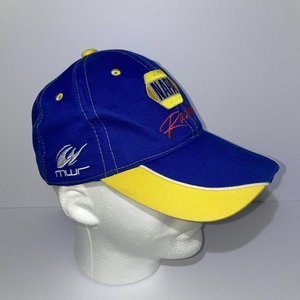 NAPA Racing Michael Waltrip Baseball Cap Blue & Yellow MWR NASCAR