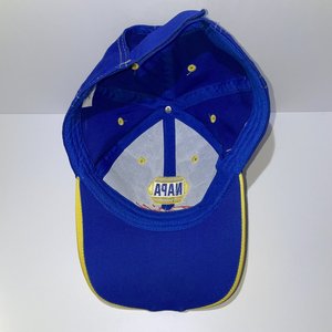NAPA Racing Michael Waltrip Baseball Cap Blue & Yellow MWR NASCAR