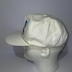 Crow River Industries Snapback Cap Vintage White Mobility Products & Design