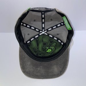 Pray for Snow 10 Barrel Brown & Neon Green Corduroy Baseball Cap
