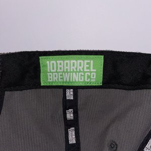 Pray for Snow 10 Barrel Brown & Neon Green Corduroy Baseball Cap