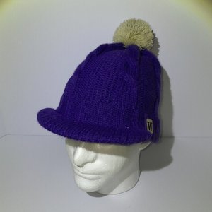 Nike Washington Huskies Purple Crochet Pom-Pom Short Bill Beanie